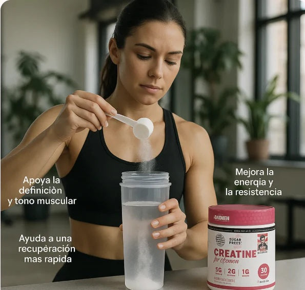 🌼Creatina Monohidratada para mujeres Tapa Blanca🌼
