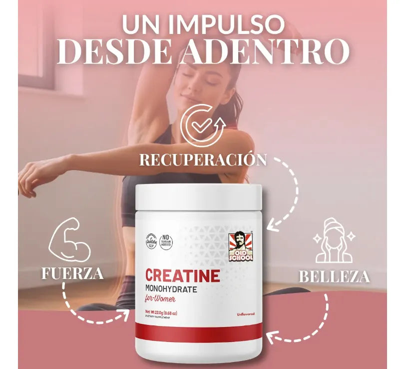 🌼Creatina Monohidratada para mujeres Tapa Blanca🌼